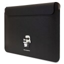 Karl Lagerfeld 14" Saffiano Laptopveske Sleeve Klcs14sakcpmk Svart