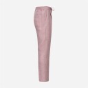 Berwich Spiaggia 1 Pleat Linen Rose Herringbone