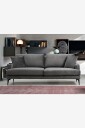 Homitis   3 seters sofa   Grå