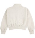 Abercrombie & Fitch Collegegenser m. Glidelås   Havregrøt Heathe   Abercrombie & Fitch   15 16 år 170 176   Collegegenser Beige Hvit