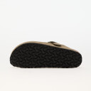 Joggesko Birkenstock Boston Shearling Suede Leather/Fur Taupe EUR 36