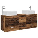 vidaXL Baderomsskapsett 3 stk. Gammelt tre 49,5 x 41 x 63 cm