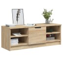 vidaXL TV-benk sonoma eik 102x35,5x36,5 cm konstruert tre