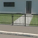 Skotte Garden Stolpe Populär & Tidlös Grå Med Fot 105 cm