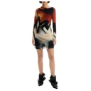 Desigual Dame Kjoler Flerfarget L,