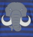 DYR Cph Genser   DYREBrøl   Grey Marine/Royal Blue Mammut   DYR   3 år (98)   Genser   Blå