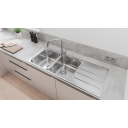 Grohe K500 kjøkkenvask 116x50 cm rustfritt stål