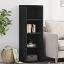  Hylle svart 40x41x124 cm konstruert tre