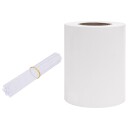 vidaXL Hageskjerm PVC 35x0,19 m hvit