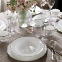 Porsgrund Nathalie Platinum Serveringsfat Dyp 25 cm