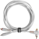 UDG Gear Lydkabel 2x Rca - 2x Vinkel Rca White 3m