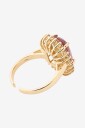 Ellos Collection   Ring med dekorativ stein   Rosa