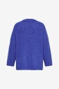 Only Carmakoma   Genser Carmaggie Ls Long O Neck Knt   Blå