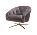 Eichholtz Gardner fåtölj savona grey velvet