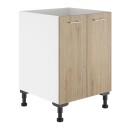 Alterna Vaskerom: Benkeskap B60-80xd60xh72cm m/2 Dører Eik / 80cm