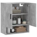  Veggskap betonggrå 60x31x70 cm konstruert tre