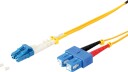 S/Conn Fiberpatchkabel Lwl Duplex Lc/Sc 9/125Μ Os1/Os2 Gul 3,0 M 77810
