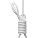Joyroom S A59 USB A USB C 3A kabel 1.2m hvit S A59 A C 3A 1.2m white