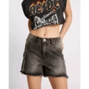 One Teaspoon Dame Shorts Grå W23,