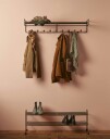 Maze Bill Hat rack L hattehylle Svart, m?rkebrun