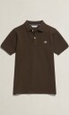 Gant Kids Shield Pique Ss Polo Shirt   SHADOW BROWN   152