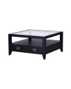 Martino salongbord glassplate iconic black