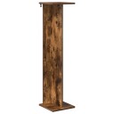 vidaXL Planteholder Røkt Eik 25 x 25,5 x 100,5 cm Konstruert tre