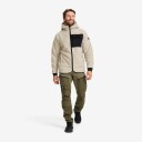 RevolutionRace Herre > Overdeler > Fleece & midlayers Sherpa Hoodie Herre Beige Khaki Størrelse:L