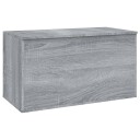 vidaXL Oppbevaringskiste grå sonoma 84x42x46 cm konstruert tre
