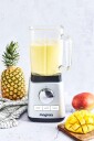 Magimix Power Blender 1,8L Matt Stål med Glasskanne og Variabel Hastighet