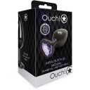 Ouch! by Shots Heart Gem Butt Plug Medium