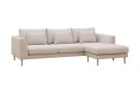 Florenz 3 seters Høyrevendt L formet Sjeselongsofa i Stoff   Beige