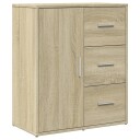  Skjenk sonoma eik 60x31x70 cm konstruert tre