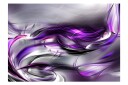 Fototapet Purple Swirls 150x105 - Artgeist sp. z o. o.