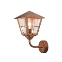 Konstsmide Fenix vegglampe, opp E27. 438-900. Kobber