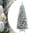  Kunstig juletre Hvit 78 x 78 x 210 cm PVC plast stål og PE