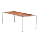 Houe AVANTI Spisebord 222x98 cm ask/hvit