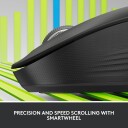 Logitech Signature M550 L Trådløs Optisk Mus - Grafitt - 3 Knapper