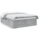  Sengeramme betonggrå 150x200 cm konstruert tre 8721102615573