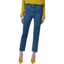 Elisabetta Franchi Dame Jeans Blå W25