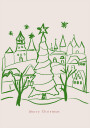 Merry christmas town Plakat Plakat / 100x150cm