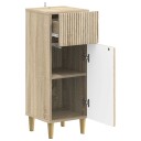 vidaXL Baderom Oppbevaringsskap ARNHEM Sonoma eik 30 x 31 x 80 cm