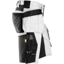 Snickers Workwear 6141 AllroundWork Shorts hvit, svart Hvit, Svart, Klær