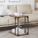  Sidetabell med hylle Artisan Eik 50 x 35 x 52 cm Konstruert tre