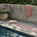 Pappelina Anya teppe Brick/Pearl Pink 70 x 200 cm