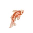 Broste Copenhagen Koi teppe 97 x 120 cm Pumpkin orange