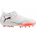 Puma Future 8 Match MG Junior Puma White/Puma Black/Glowing Red 34