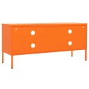 vidaXL TV-benk oransje 105x35x50 cm stål