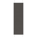  plisségardin sort 65x200 cm Stoff Bredde 64,4 Polyester