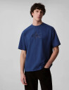 Calvin Klein Jeans Ss Hero Monologo Emb 16S Crewnck - Blue - S